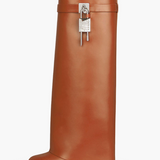 Minimalist Pointed Toe Knee High Boots