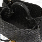 Woven Top Handle Tote Bag