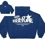 Oversized Graphic Hoodie with Street Style Back Print