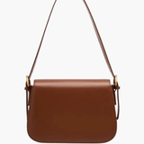 Structured Flap Shoulder Bag