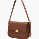 Structured Flap Shoulder Bag