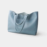 Classic Structured Leather Tote Bag