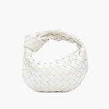 Woven Knot Handle Hobo Bag
