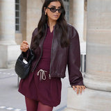 Woven Knot Handle Hobo Bag