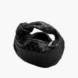 Woven Knot Handle Hobo Bag